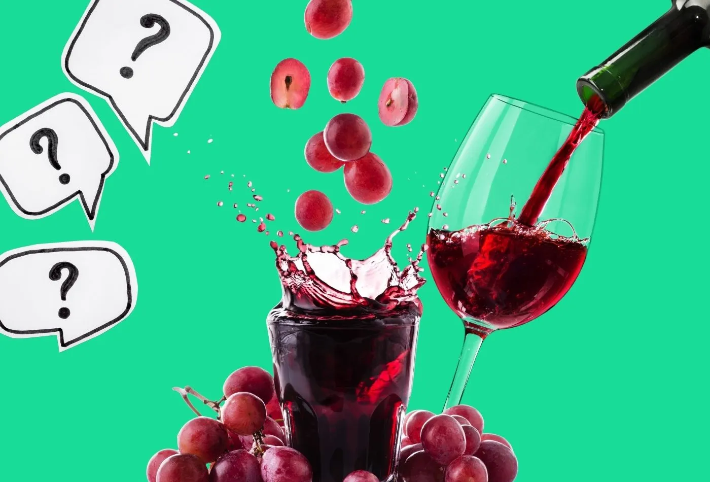 Vin sans alcool et jus de raisin : quelle différence ?
