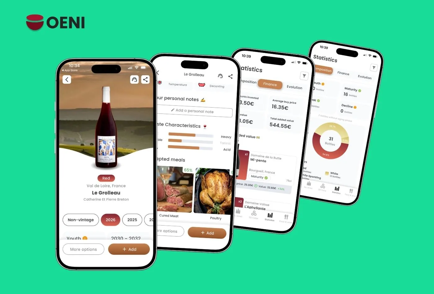 Oeni : l'appli qui t'aide à gérer ta cave comme un pro et en finir avec ton fichier excel